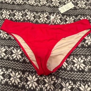NWT Cupshe Women's Red Bikini Bottoms